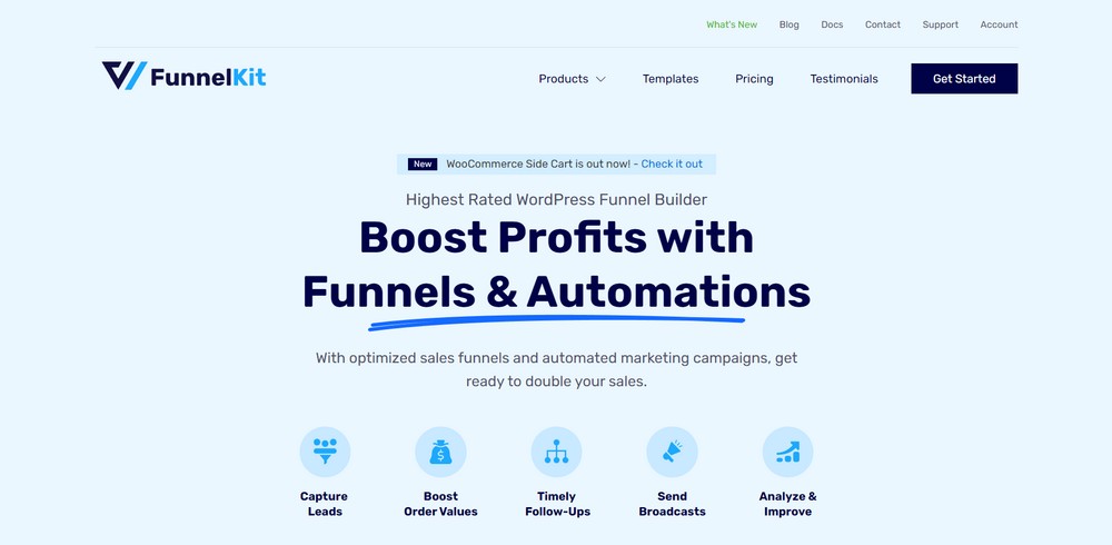 FunnelKit sales funnel builder