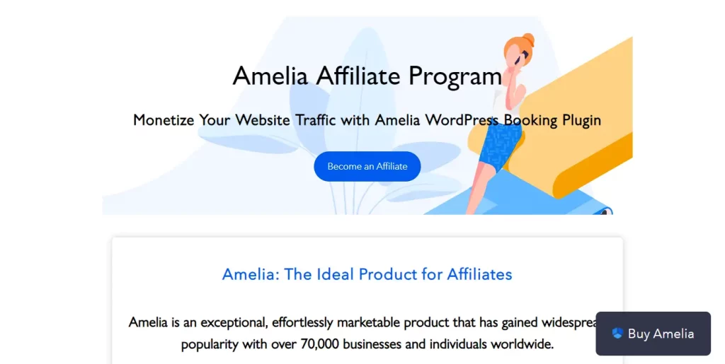 Amelia affiliate program