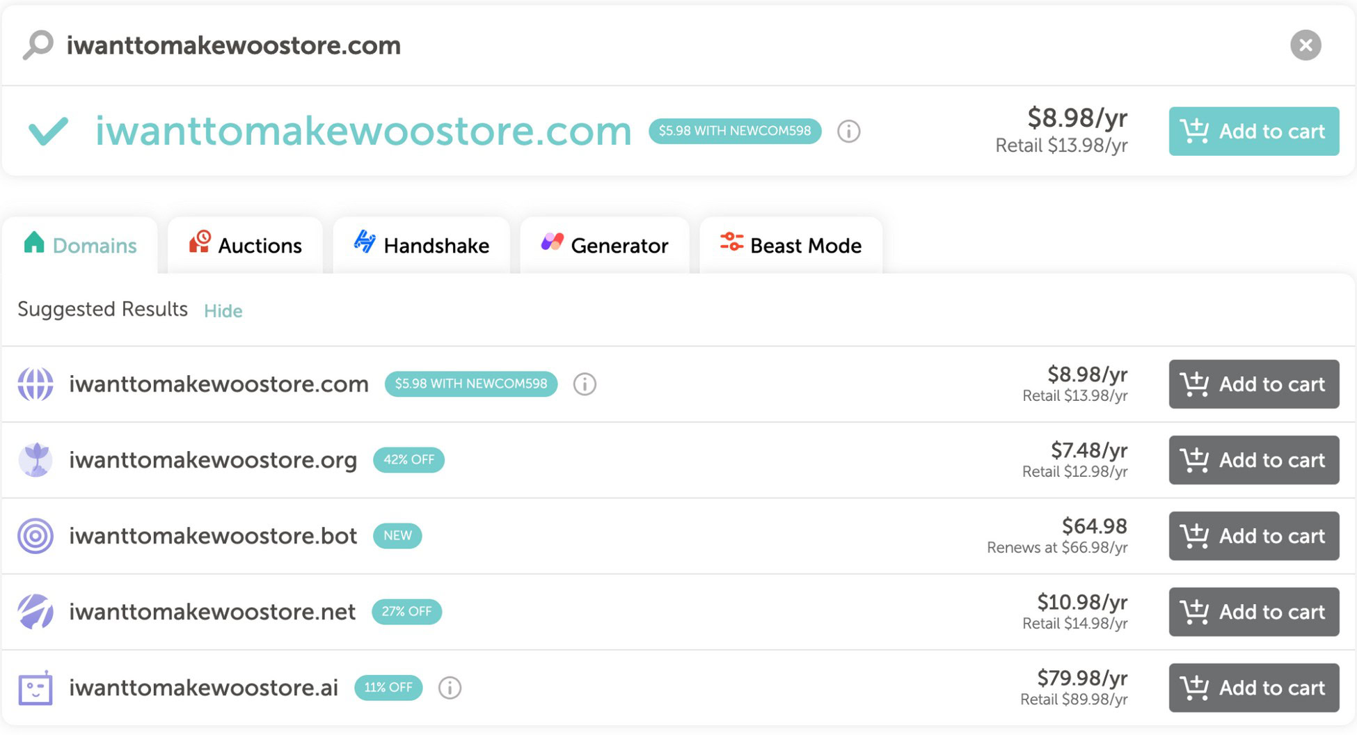 namecheap domain prices