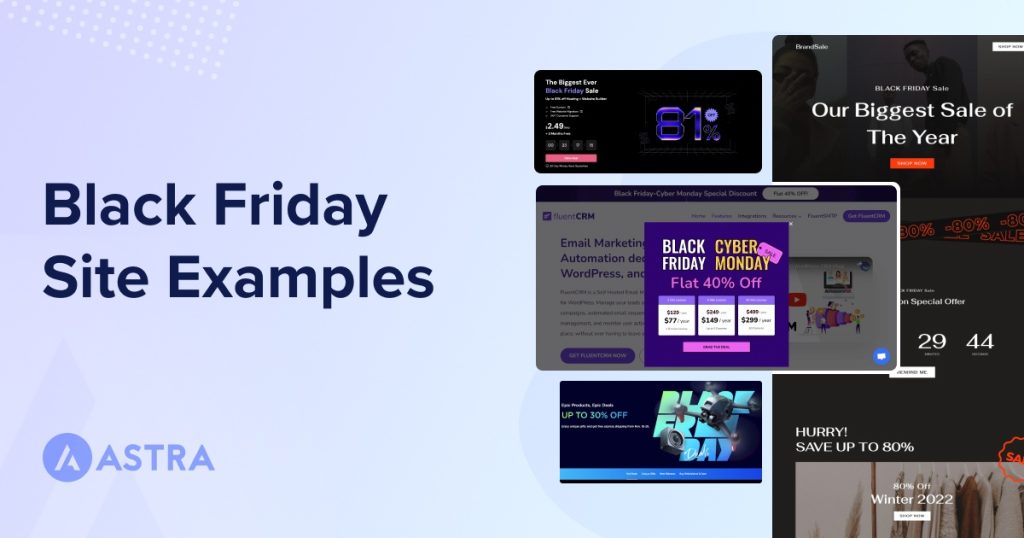 Black Friday site examples