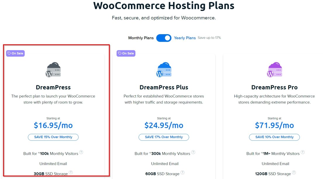 dreampress wordpress plan